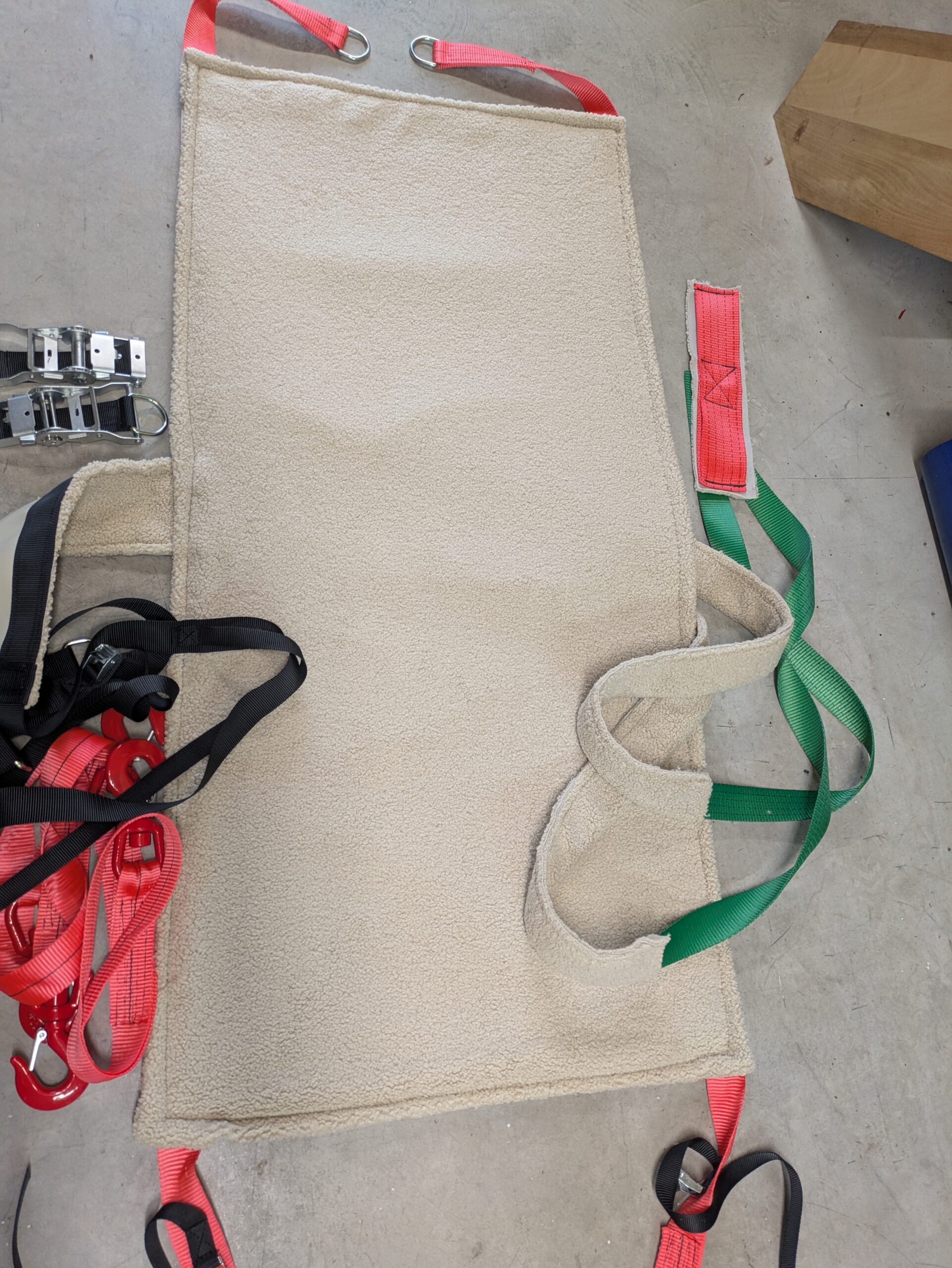 Harnais lève cheval 2G molletonné jusqu'à 1000kg AR00158 – Image 3