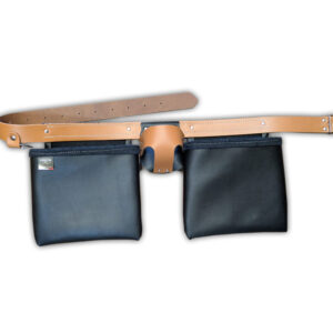 Ceinture porte outils 2 poches porte mètre pleine fleur AR00123